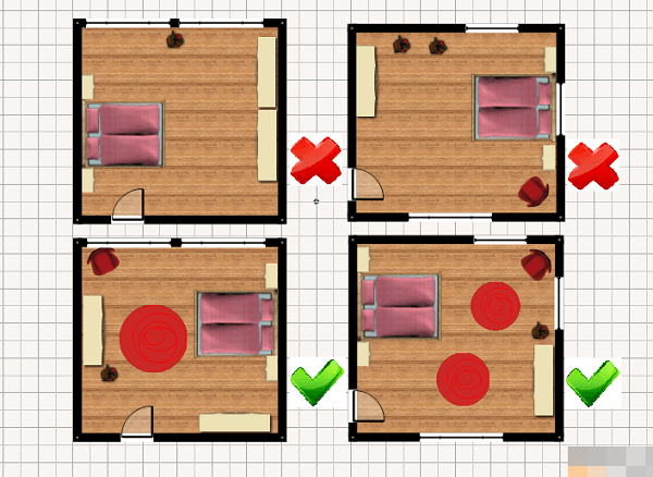 Cách đặt giường ngủ trong phòng trọ tốt trong phong thủy