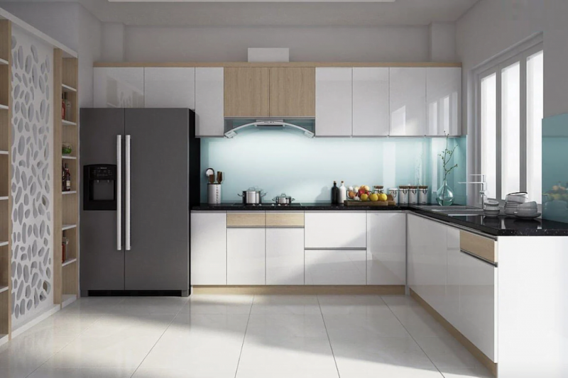 mau-thiet-ke-phong-bep-dep-hien-dai-o-nong-thon-1 Phòng bếp ở nông thôn với đầy đủ tiện nghỉ