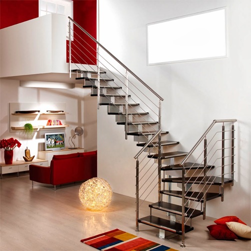 cầu thang đẹp cho nhà ống