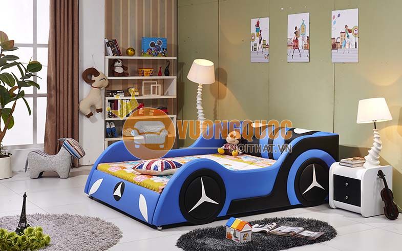 Cách chọn màu sắc giường ngủ hình ô tô