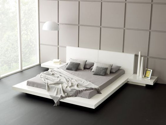 Mẫu gỗ Acrylic hiện đại đơn giản nhưng là mẫu giường được nhiều khách hàng yêu thích