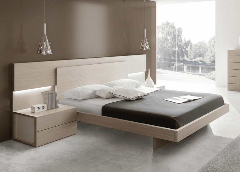 Mẫu giường làm bằng gỗ công nghiệp vô cùng đẹp 