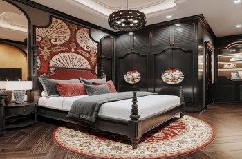 BST 10 mẫu giường ngủ phong cách Indochine đầy lãng mạn