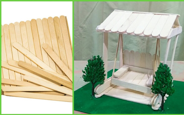 Cách Làm Xích Đu Bằng Que Đè Lưỡi Đơn Giản