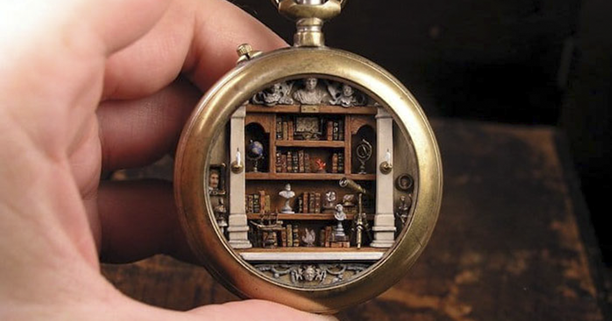 Miniature Worlds in Pocket Watches That Mesmerize