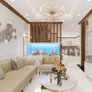 Những điều cần biết về mẫu trần thạch cao phòng khách 25m2